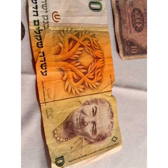 Vintage International Currency Lot  Israel Banknotes 1916 Penny 1962 Stamp - Picture 5 of 16